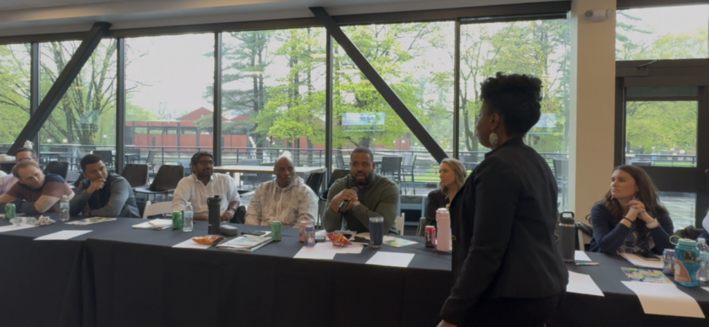 Leadership training with community leaders